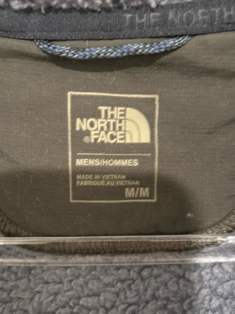The North Face Men's Hooded Jacket - Black & Navy Blue